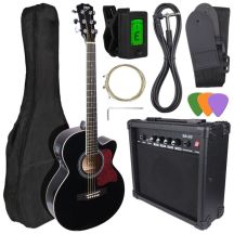 V-TONE EAG SET BK elektrische Akustikgitarre + Verstärker