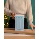 24. Smeg MFF02PBEU Milchaufschäumer/Milchwärmer, automatischer Milchaufschäumer/Milchwärmer, blau