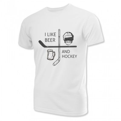Sportrebel Like Hockey Herren Kurzarm T-Shirt