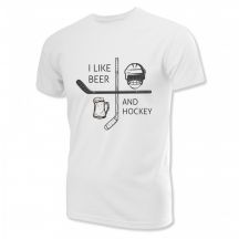 Sportrebel Like Hockey Herren Kurzarm T-Shirt