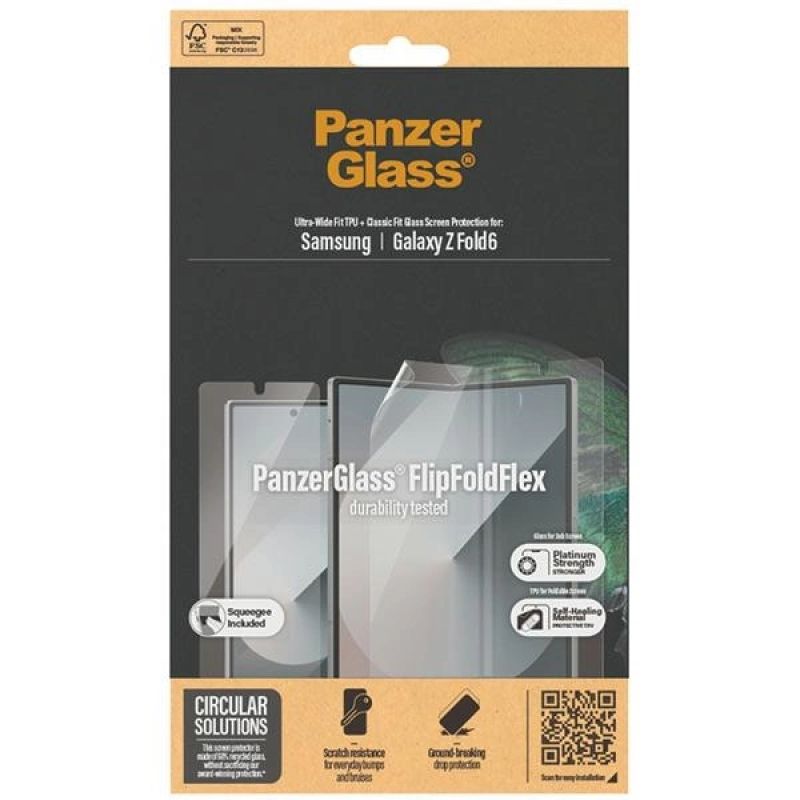 4. PanzerGlass Bundle 2in1 Sam Z Fold6 F956 Displayschutz Ultra Wide-Fit + TPU Classic Fit 7371