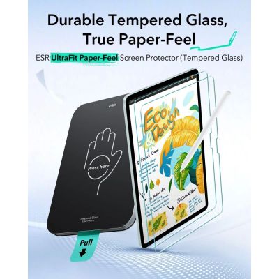3. ESR Paper Feel Schutzglas aus gehärtetem Glas für iPad Air 13" (2024/2025/2026)