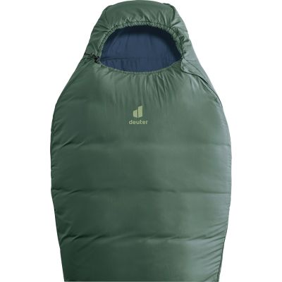 3. Deuter Orbit SL +5C/41F Mumienschlafsack für Erwachsene, Material: Polyethylensulfon (PES), Ripstop, Grün