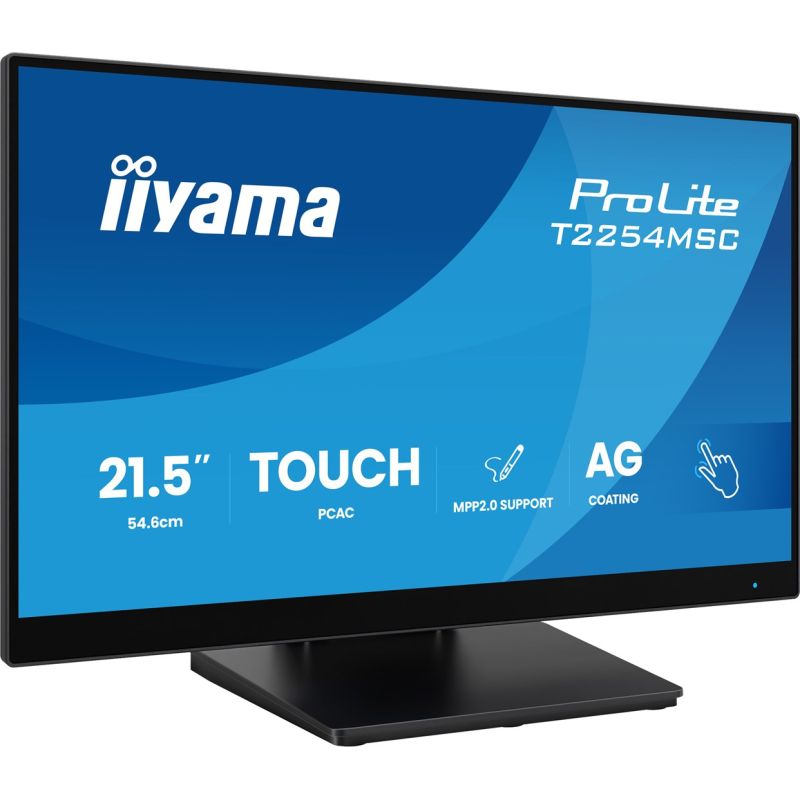 4. Monitor iiyama T2254MSC-B2AG 21,5" Optical Bonded PCAP 10P Touch Anti-Glare MPP2.0 active stylus supported 1920x1080