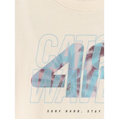 6. Herren-T-Shirt mit Aufdruck, regulär, Größe 4F 4FRSS26TTSHM4295-11S