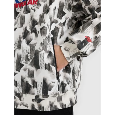 4. Herren-Kapuzenpullover, locker geschnitten, Größe 4F 4FRAW25TSWSM2569-91A