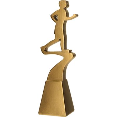 3. Gussfigur – Läufer der Golden Line