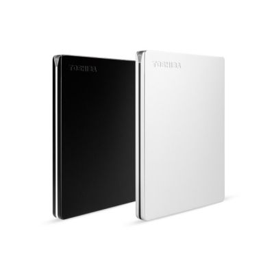 4. Toshiba Canvio Slim Externe Festplatte 2 TB 2,5" Micro-USB B 3.2 Gen 1 (3.1 Gen 1) Silber