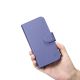 13. iCarer Wallet Case 2in1 Cover iPhone 14 Pro Max Leder Flip Cover Anti-RFID Hellviolett (WMI14220728-LP)