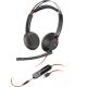 99. Poly Blackwire 5220 Stereo-Kopfhörer USB-C Headset + 3,5-mm-Klinkenstecker + USB-C/A-Adapter 8X231AA