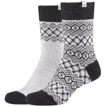 Skechers Casual Cozy Jacquard 2PPK Socken SK41047-9202 Grau 35-38
