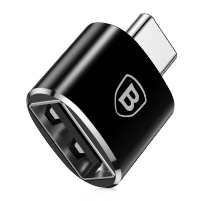 Baseus Mini USB-A auf USB-C OTG Adapter - Schwarz
