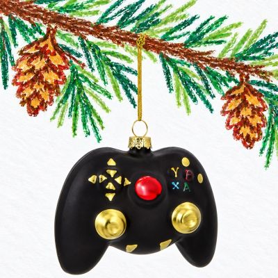 5. Glas-Weihnachtsornament Gamepad PAD MICA