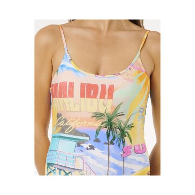 5. Damen-Badeanzug RIP CURL Hotel Malibu Cheeky, mehrfarbig