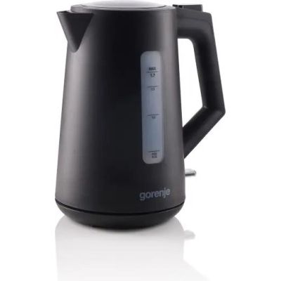 7. Gorenje K17OPB | Wasserkocher | Elektrisch | 2200 W | 1,7 l | Kunststoff | 360° drehbarer Sockel | Schwarz