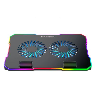 2. Wozinsky WDCX-A26 NitroCool RGB Gaming-Laptop-Kühlpad – Schwarz