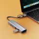 8. Tech-Protect HB03 HUB Adapter 5in1 USB-C + USB2.0 + USB3.0 + RJ45 - grau