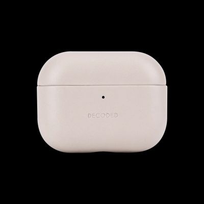 Decoded Lederetui für AirPods Pro 3 – Beige