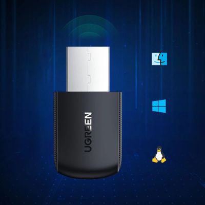 15. Ugreen Dual-Band-Adapter externe USB-Netzwerkkarte - WiFi 11ac AC650 schwarz (CM448)