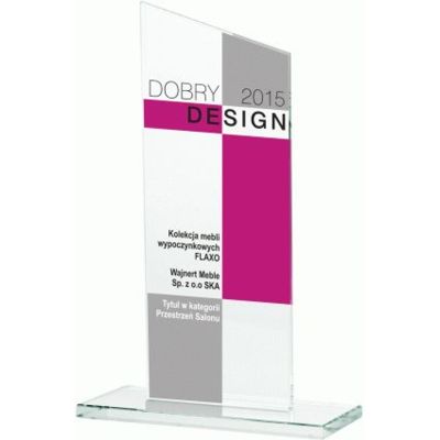 7. Glastrophäe mit LuxorJet-Farbdruck