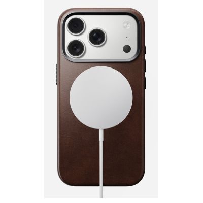 2. Nomad Traditionelle Lederhülle für 16 cm (6,3") Mobiltelefone Braun