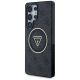 2. Guess 4G Glitter Triangle Buttons MagSafe Hülle für Samsung Galaxy S25 Ultra Schwarz