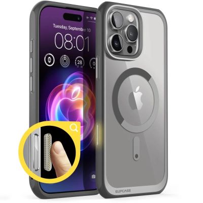 Supcase UB Mag Hülle mit MagSafe für iPhone 16 Pro Max – grau