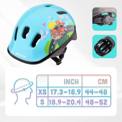 14. Meteor KS06 Firefighter Jr. 17441 Fahrradhelm, Größe S 48-52 cm