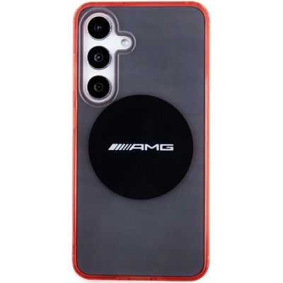 3. AMG Transparente Bicolor MagSafe-Hülle für Samsung Galaxy S24 – Schwarz