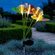 12. SOLARLAMPE SCHMETTERLINGE IM WIND TANZEND 6 LED 72 CM