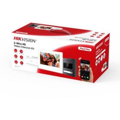 Hikvision DS-KIS704EY/Aluminium-Video-Intercom-Kit