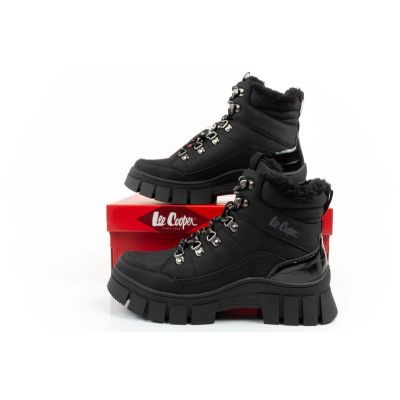 10. Lee Cooper Damen Winter Wandersportschuhe, isoliert, schwarz, hoch