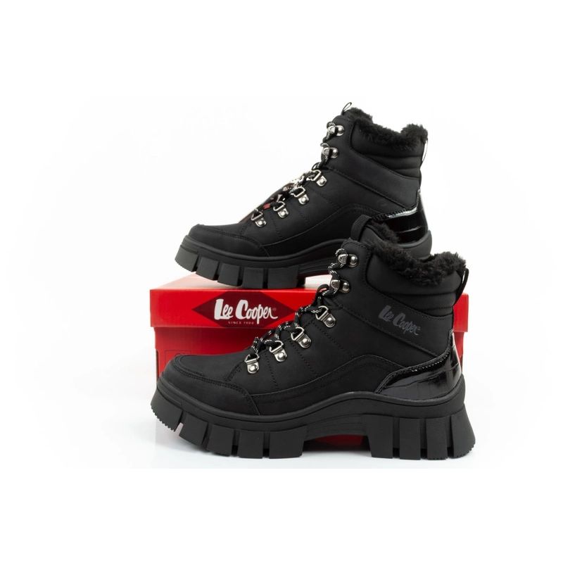 10. Lee Cooper Damen Winter Wandersportschuhe, isoliert, schwarz, hoch