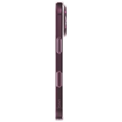 3. Uniq Airsuit Magclick Ladehülle für iPhone 18 Pro / 17 Pro - bordeauxrot
