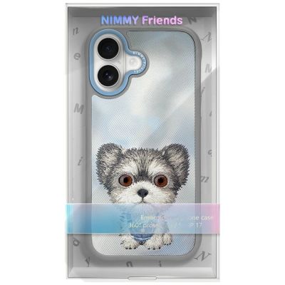 9. Nimmy Big Eyed Pet 2.0 Hundehülle für iPhone 17 - Grau