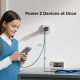 40. UNITEK 2x GAN 45W Ladegerät, 2x USB-C PD 3.0, QC, Schwarz