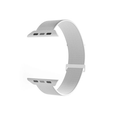 3. Puro Sport Nylonarmband für Apple Watch 42 / 44 / 45 / 49 mm – Weiß