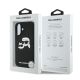 8. Karl Lagerfeld Silikon Case Nauble Heads Print MagSafe für iPhone 16 Plus - Schwarz