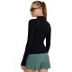 11. Damen-Langarmshirt 4F F419 Tiefschwarz 4FWAW25TFLOF419 20S