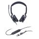Yealink UH46 Dual UC USB-C/A Headset mit Kabel und Kopfbügel, geeignet für Büro/Callcenter, USB Typ-C / USB Typ-A, Schwarz