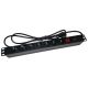 Alantec 19"-Steckdosenleiste 230 V – 7 Steckdosen (Typ E – CEE 7/5), mit LED-Schalter, Überlastschutz, 1,8 m CEE 7/7-Kabel (PZ071U)