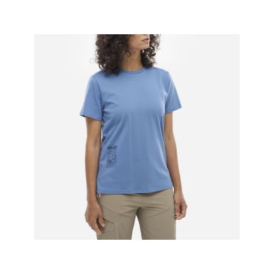 2. MILLET Chamonix Flower Ts Ss W Damen T-Shirt Blau