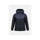 Damen-Isolierjacke Peak Performance Elevate Liner Hood - Schwarz