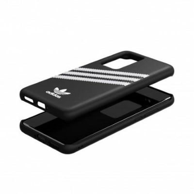 7. Adidas OR geformte PU-Hülle für Huawei P40, Schwarz und Weiß