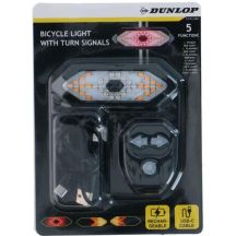 DUNLOP RÜCKLICHT FÜR FAHRRÄDER MIT LED-BLINKER UND USB-LADUNG