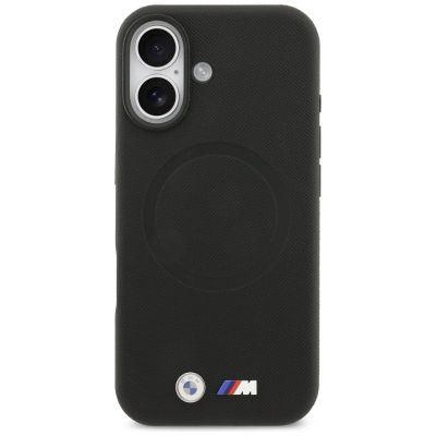 3. BMW M FW MagSafe Hülle mit Metalllogo für iPhone 17 - Schwarz
