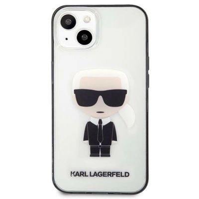 3. Karl Lagerfeld Iconik Karl Case für iPhone 13 mini - Transparent