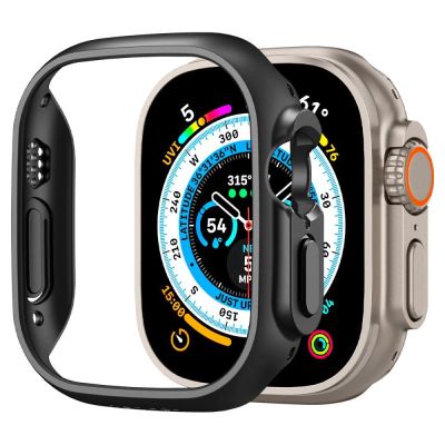 2. Spigen Thin Fit Gehäuse für Apple Watch Ultra (49 mm) – Schwarz