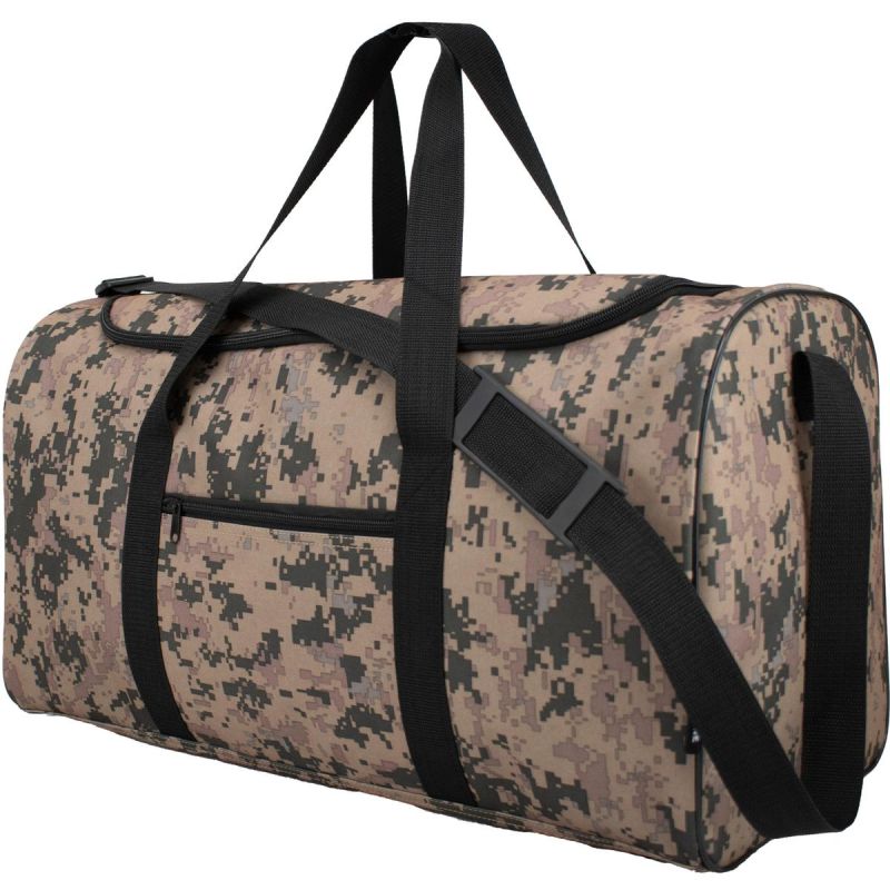 FITNESS-/REISETASCHE A3032 BEIGE CAMO SEMI LINE