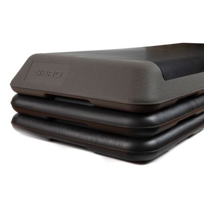 3. ZIPRO 5901793678627 Aerobic-Stepptisch, Schwarz, 250 kg, Höhenverstellbar